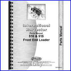 New Tractor Parts Manual for Fits International Harvester 515