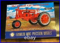 Nib Franklin Mint Farmall F20 Farm Tractor Precision Model Scale 112 Diecast