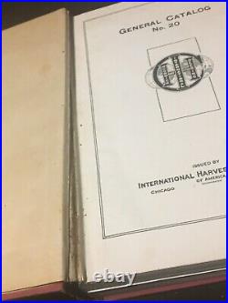 Orig International Harvester Catalog No 20 400 pages Tractor Farming IHC