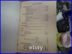 Original 1939 -1949 International Harvester TD 18 Crawler Tractor Owners Manual