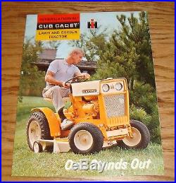 Original 1964 International Harvester Cub Cadet Tractor Sales Brochure 64