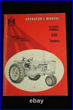 Original IH International Farmall 656 Tractor Owner's Operator's Manual 1966