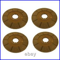 Qty 4 Bonded Brake Disc Fits Case/International Harvester Replaces 1975468C2
