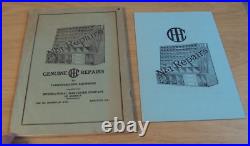 RARE 1924'Special Repairs' TRACTOR Catalog/Price ListINTERNATIONAL HARVESTER