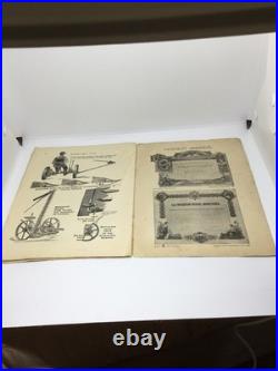 RARE IH Milwaukee Harvester Company 1896 Swedish Tractor Sales Brochure Catalog