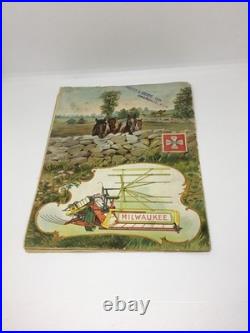 RARE IH Milwaukee Harvester Company 1896 Swedish Tractor Sales Brochure Catalog