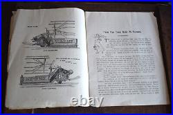 RARE IH Milwaukee Harvester Company 1897 Swedish Tractor Sales Brochure Catalog