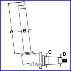 RH / LH Spindle Fits Case/International Harvester Replaces 67526C1