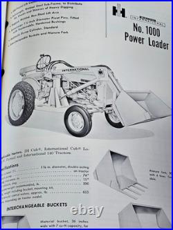 Rare International Harvester Dealership Sales Catalog Cub thru 4166 Tractors
