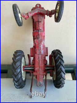 Rare Vintage International 404 Tractor 1/16 Ih Wf 3 Pt Hitch Metal Wheel Rims