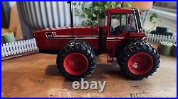 Red Cab Custom IH 3788 2+2 with Front/Rear Duals Toy Tractor