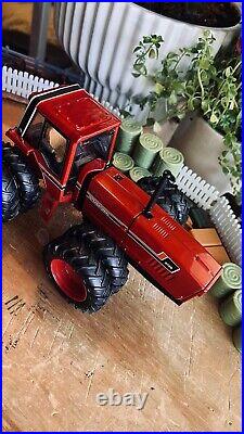 Red Cab Custom IH 3788 2+2 with Front/Rear Duals Toy Tractor