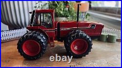 Red Cab Custom IH 3788 2+2 with Front/Rear Duals Toy Tractor