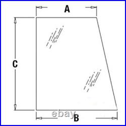 Right Hand Upper Door Glass Fits Case/International Harvester Replaces 394700A1 Right Hand Upper Door Glass Fits Case/International Harvester Replaces 394700A1
