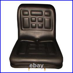 SEQ90-0455 Seat with Flip-Type Brackets Fits Case/International Harvester