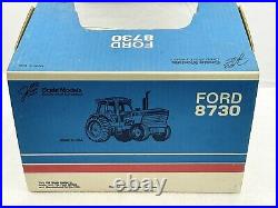 Scale Models Ertl 1/16 Ford 8730 Tractor With Duals And Cab Mint In Box HTF