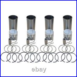 Sleeve and Piston Kit 4 overbore Farmall M MV O6 OS6 T6 W6 Tractors 374264R91