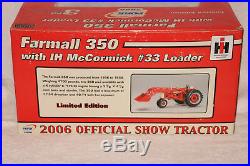 SpecCast FARMALL 350 with #33 Loader 2006 Pork Expo 116 Scale Diecast