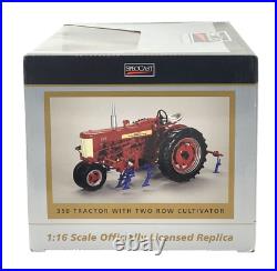SpecCast International Harvester Farmall 350 With Two Row Cultivator 116 Scale