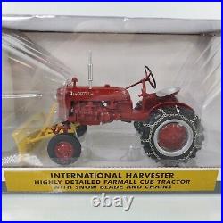 SpecCast International Harvester Farmall Cub Tractor Snow Blade & Chains 116