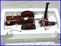Spec Cast International Harvester Farmall 340 Gas Narrow Front Tractor with Mower