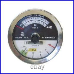 Tachometer (with Knob) Fits Case/International Harvester Replaces 107368C3