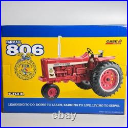 This is an International Harvester Farmall 806 tractor model