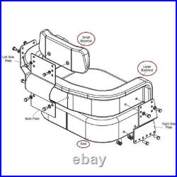 Three-Piece Seat Set R1028 Fits IH / Fits FARMALL Tractors