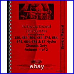 Tractor Chassis Only Service Manual Fits International Harvester 584