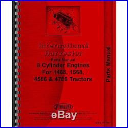 Tractor Manual Kit For Case IH International Harvester 1468 1566 1568 4586