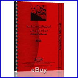 Tractor Manual Kit For Case IH International Harvester 606 Gas and Diesel