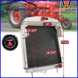 Tractor Radiator 3 Row For Farmall International Harvester M MD Super 351798R92