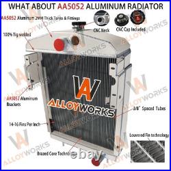 Tractor Radiator 3 Row For Farmall International Harvester M MD Super 351798R92