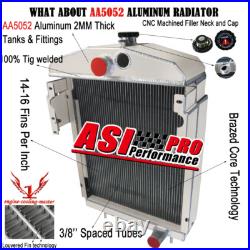 Tractor Radiator 3 Rows For Farmall International Harvester M MD Super 351798R92