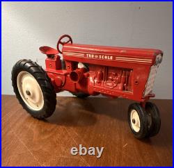 Tru-Scale IH Red Tractor 116 Pressed Steel Vintage Toy