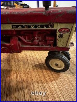 VINTAGE FARMALL 560 TRACTOR Duel Wheel 1/16th Metal Rims 1958 USA Made