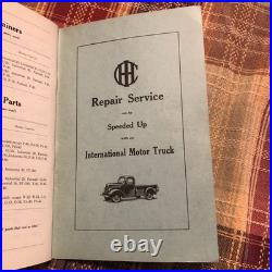 VINTAGE IH SPECIAL PARTS LIST# 8-TR with dealer price sheet, list price sheet