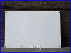 VINTAGE INTERNATIONAL HARVESTER PORCELAIN SIGN FARM TRACTOR EQUIPMENT 12x8