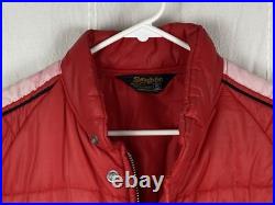VINTAGE Puffer Jacket Mens S Swingster International Harvester Tractor Farming