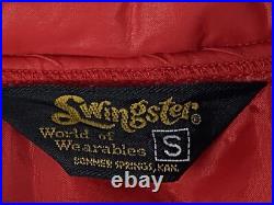 VINTAGE Puffer Jacket Mens S Swingster International Harvester Tractor Farming