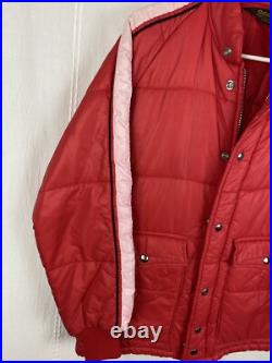 VINTAGE Puffer Jacket Mens S Swingster International Harvester Tractor Farming