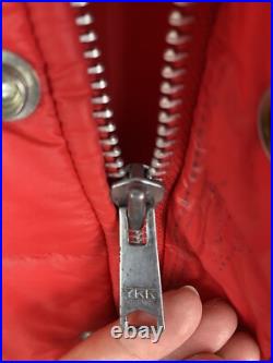VINTAGE Puffer Jacket Mens S Swingster International Harvester Tractor Farming