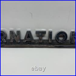 VTG 1950's International Harvester R Series Truck Tractor Chrome Badge Emblem