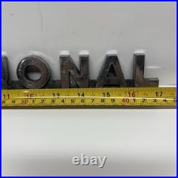 VTG 1950's International Harvester R Series Truck Tractor Chrome Badge Emblem