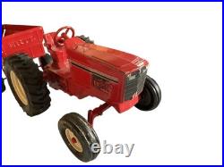VTG ERTL International Harvester 1586 Tractor Hay Wagon Tractor Cab Disc Plow