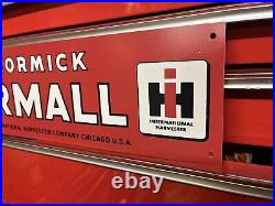 VTG IH International Harvester McCormick Farmall Advertising Sign 5x20 Tractor