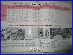Very Nice International Ind Tractors & Equip Sales Brochure 1960 Nice Inside