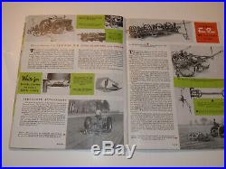 Vintage 1940 Farmall Tractor & Accessory Catalog! Specs/engines/great Centerfold