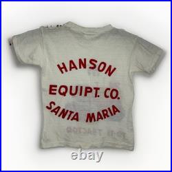 Vintage 1940s International Harvester TD-14 Tractor Kids Childrens Shirt Rare