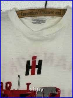 Vintage 1940s International Harvester TD-14 Tractor Kids Childrens Shirt Rare